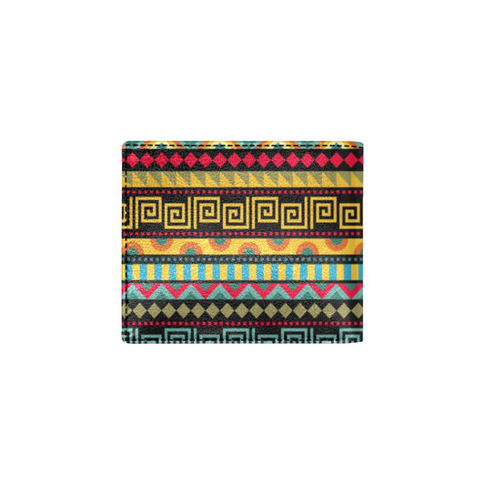 African Pattern Print Design 03 Men's ID Card Wallet