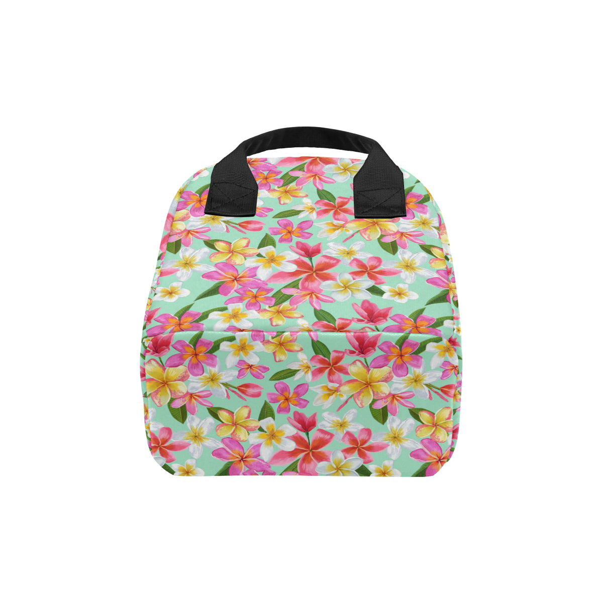Plumeria Pattern Print Design PM014 Insulated Lunch Bag
