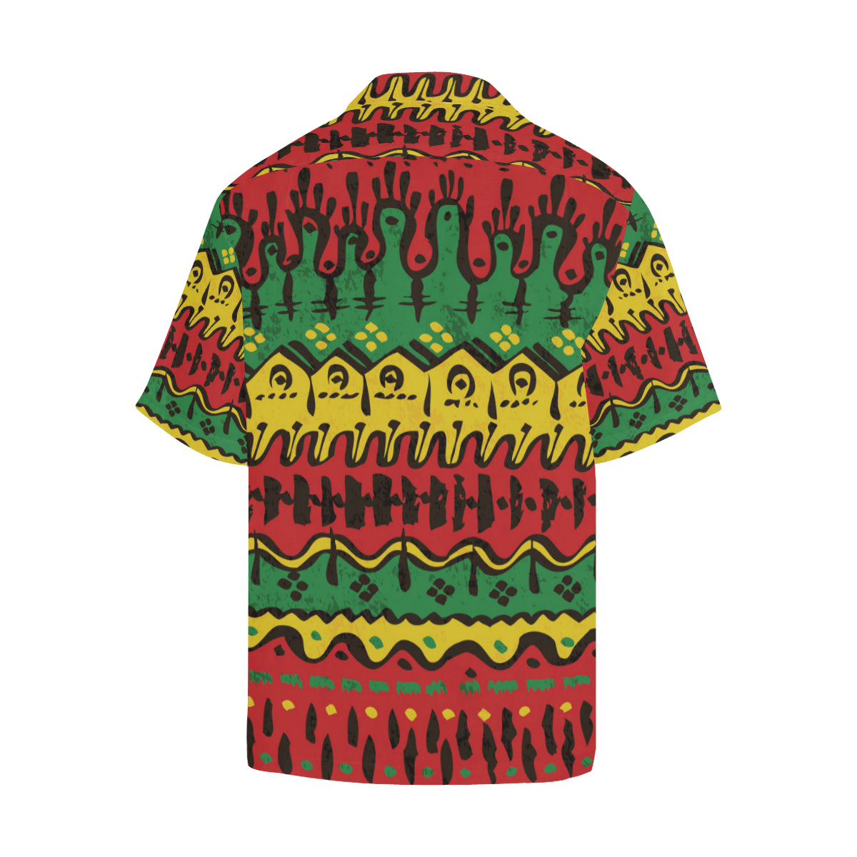 Rasta Pattern Print Design A01 Men's Hawaiian Shirt