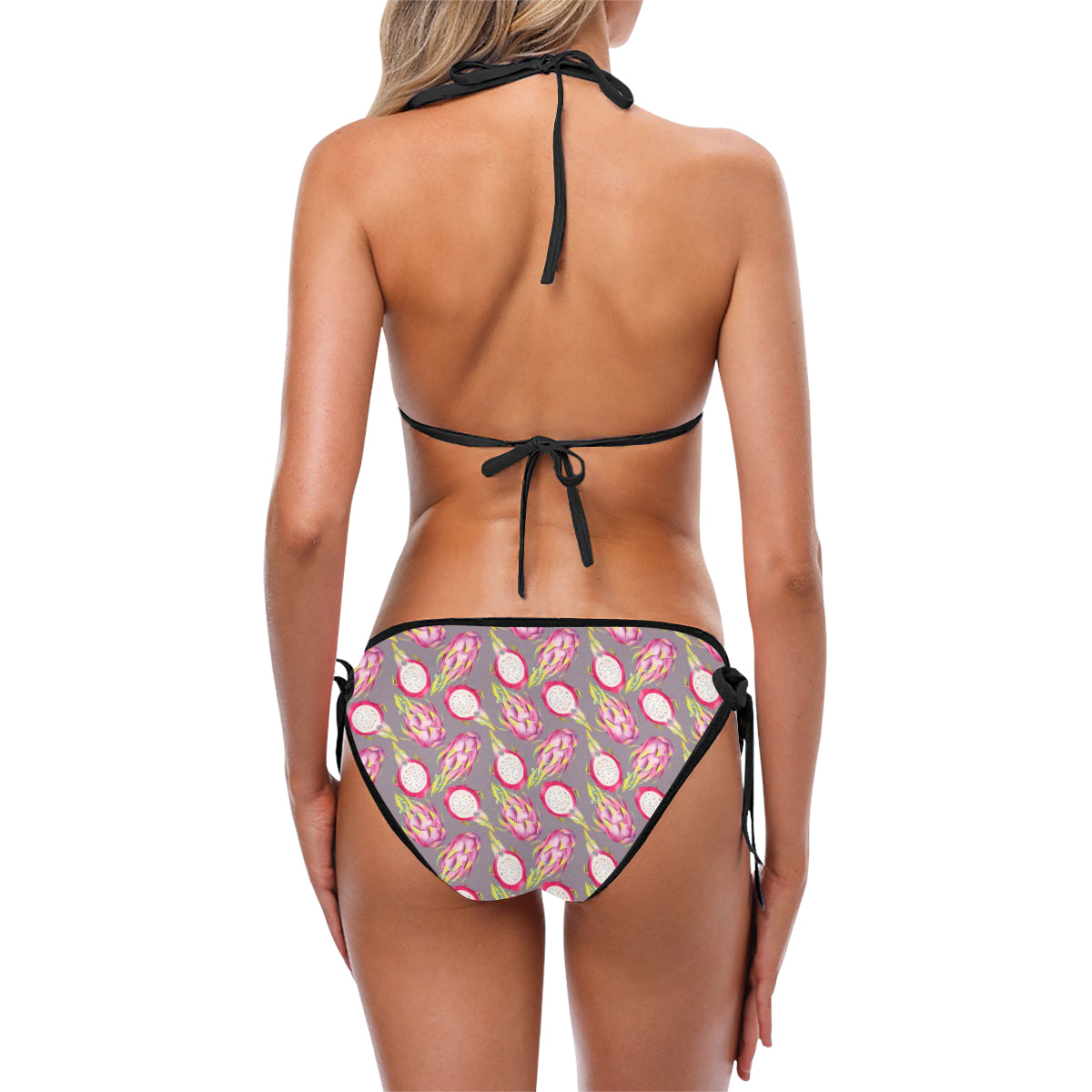 Dragonfruit Pattern Print Design DF03 Bikini