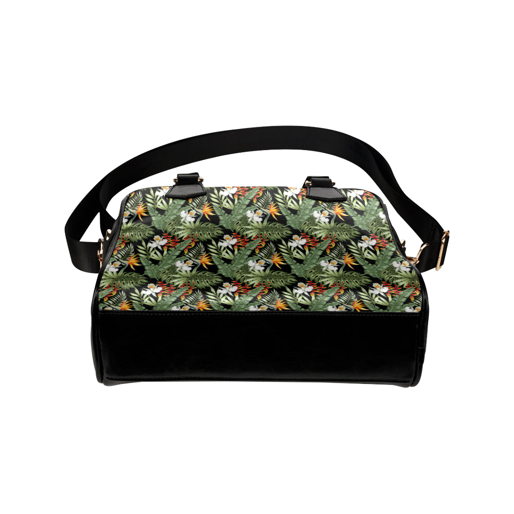 Bird Of Paradise Pattern Print Design 02 Shoulder Handbag