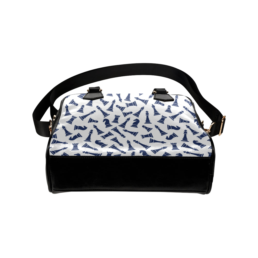 Chess Pattern Print Design 03 Shoulder Handbag