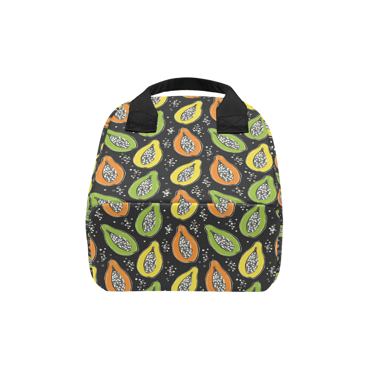 Papaya Pattern Print Design PP05 Insulated Lunch Bag