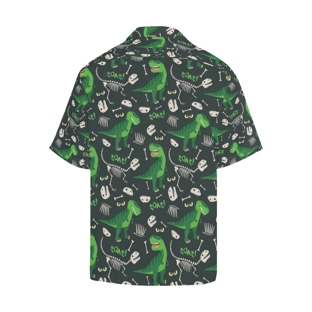 T Rex Pattern Print Design A05 Men's Hawaiian Shirt