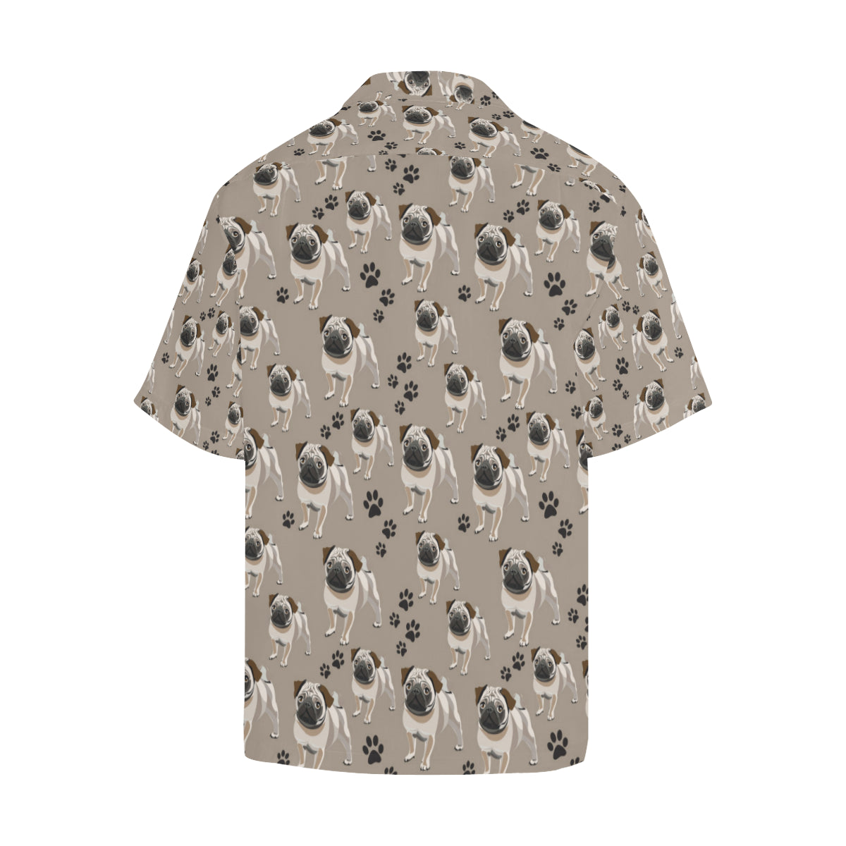 Pug Pattern Print Design A04 Men's Hawaiian Shirt