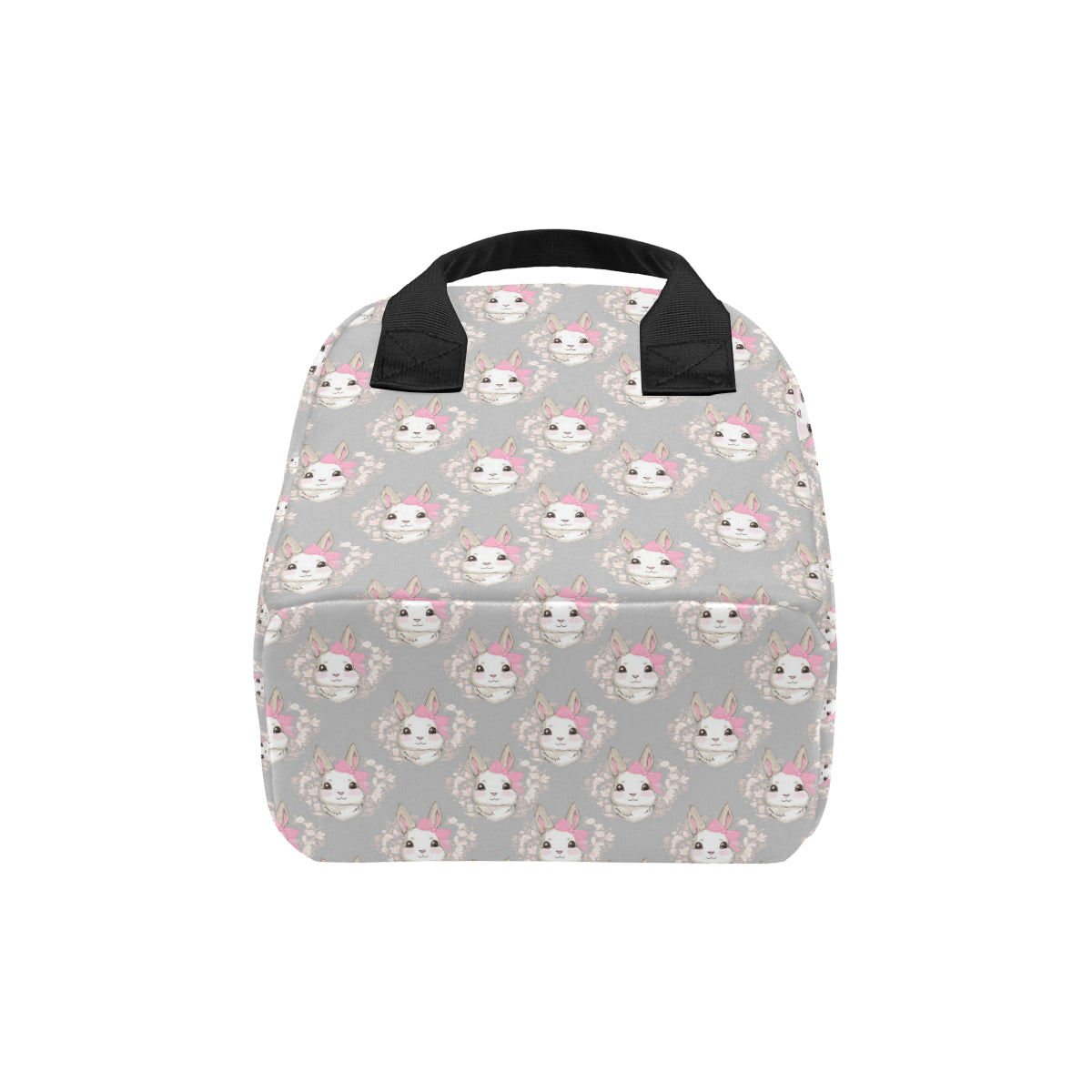 Rabbit Pattern Print Design RB07 Insulated Lunch Bag