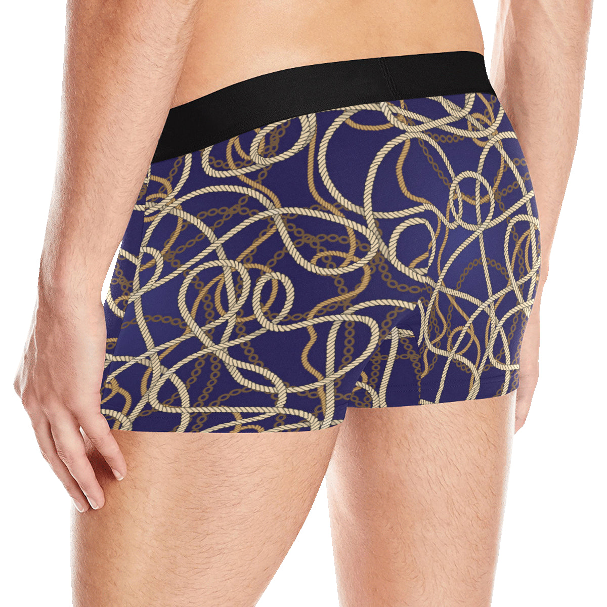 Rope Pattern Print Design A01 Men's Boxer Briefs