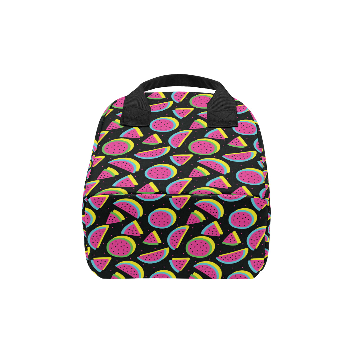 Watermelon Pattern Print Design WM07 Insulated Lunch Bag