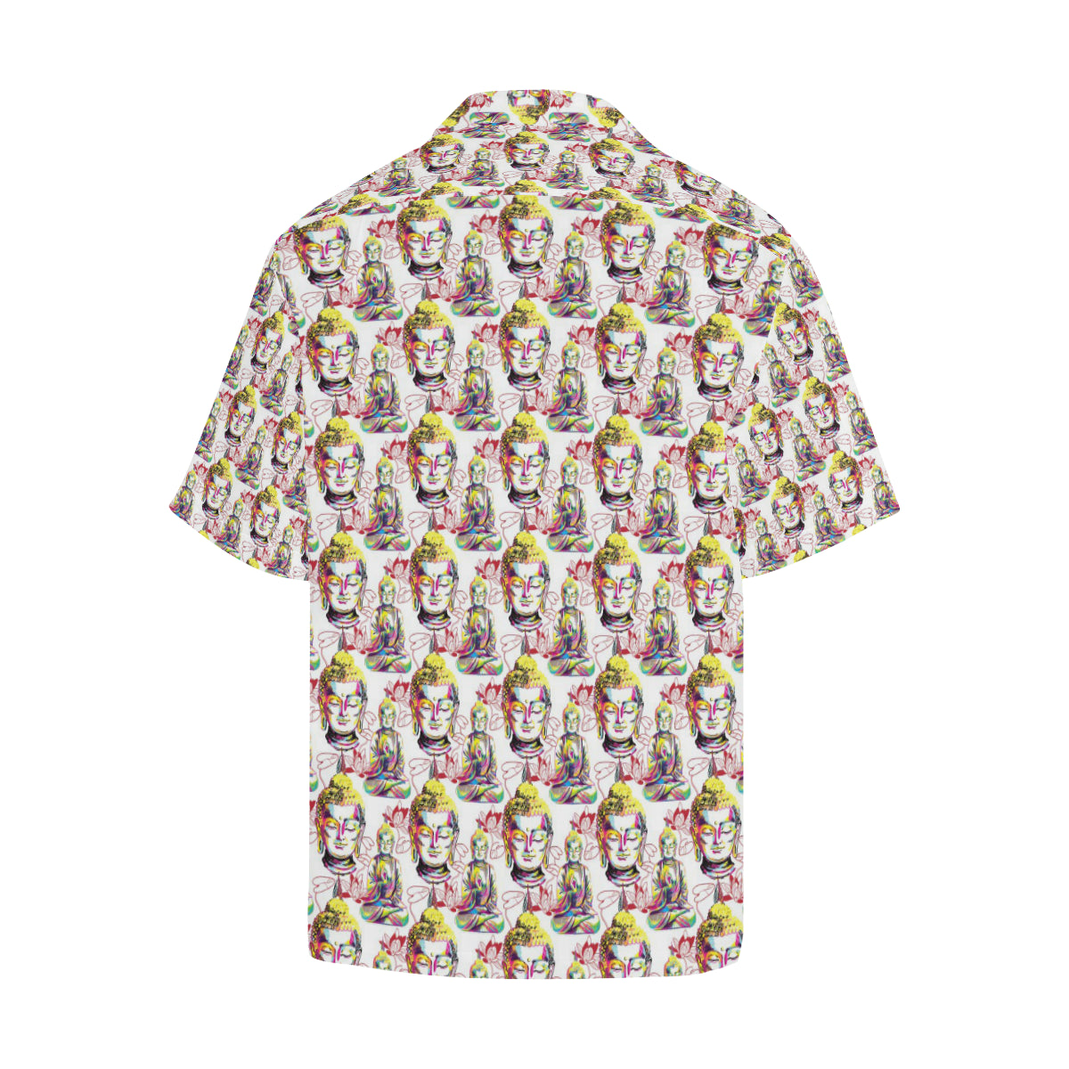 Buddha Pattern Print Design 06 Men's Hawaiian Shirt