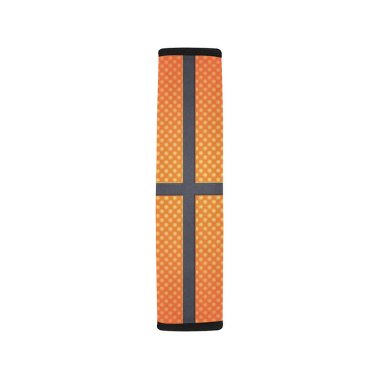 Basketball Texture Print Pattern Car Seat Belt Cover