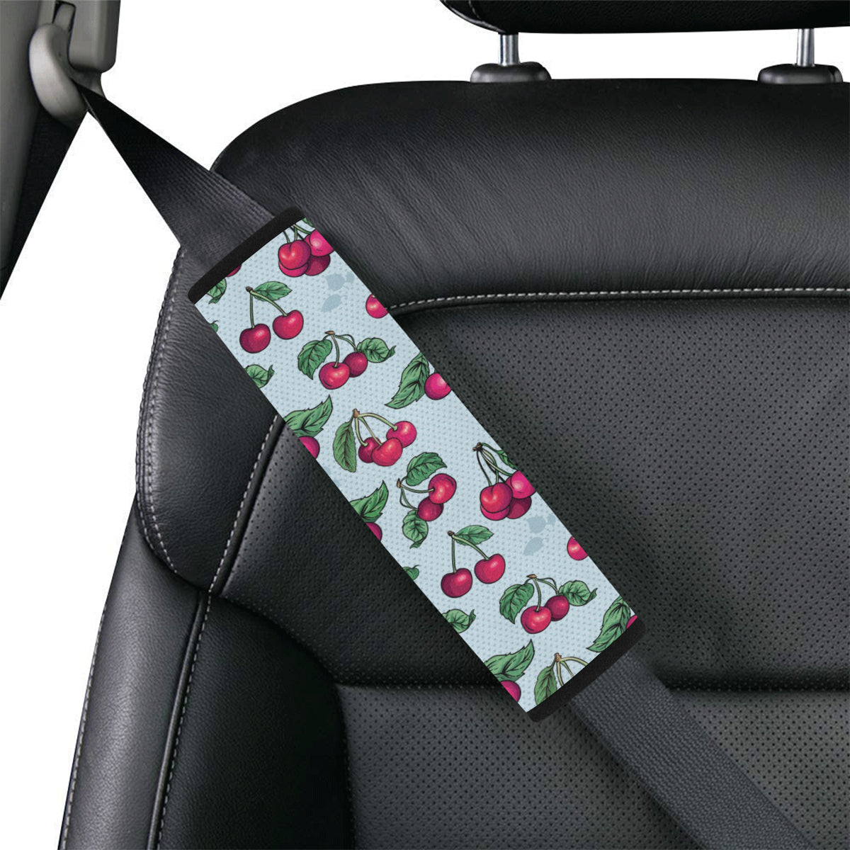 Cherry Pattern Print Design CH01 Car Seat Belt Cover