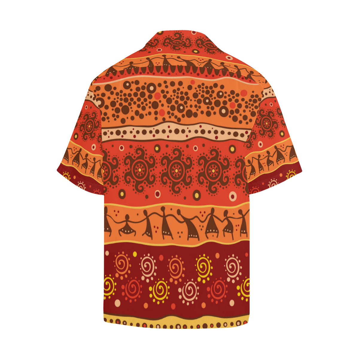 African Pattern Print Design 04 Men's Hawaiian Shirt