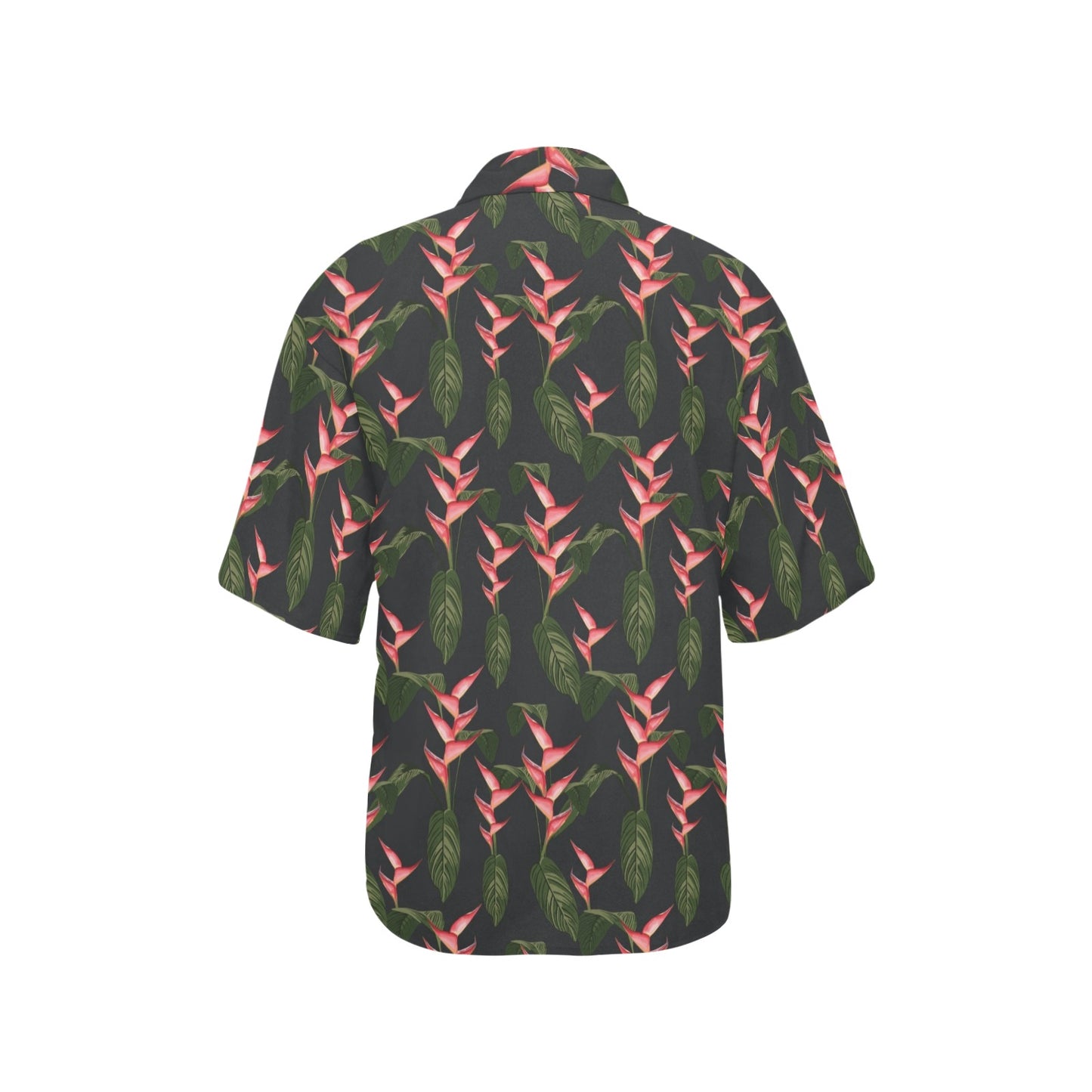 Heliconia Pattern Print Design HL07 Women's Hawaiian Shirt
