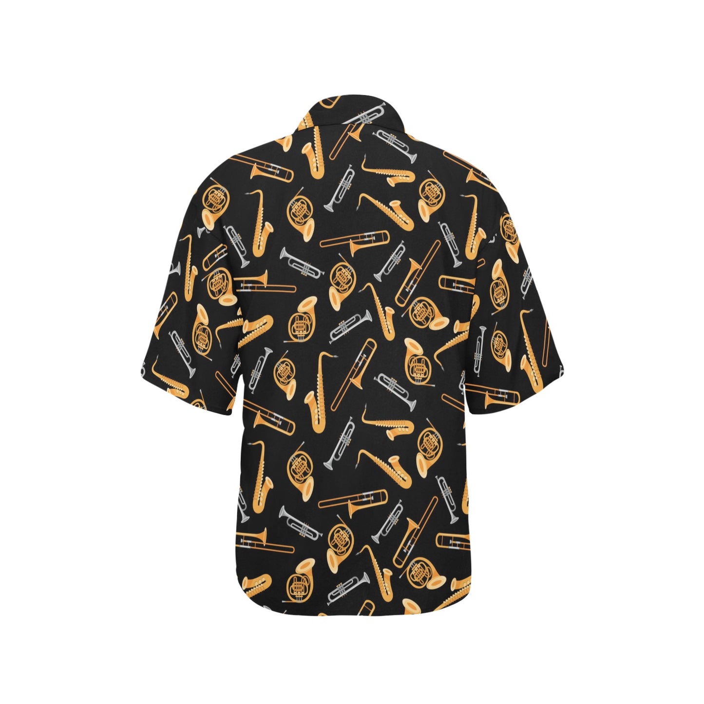 Jazz Pattern Print Design 01 Women's Hawaiian Shirt