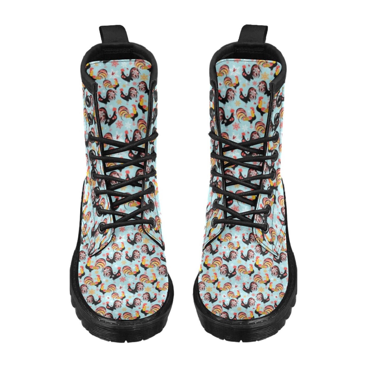 Rooster Themed Design Women's Boots