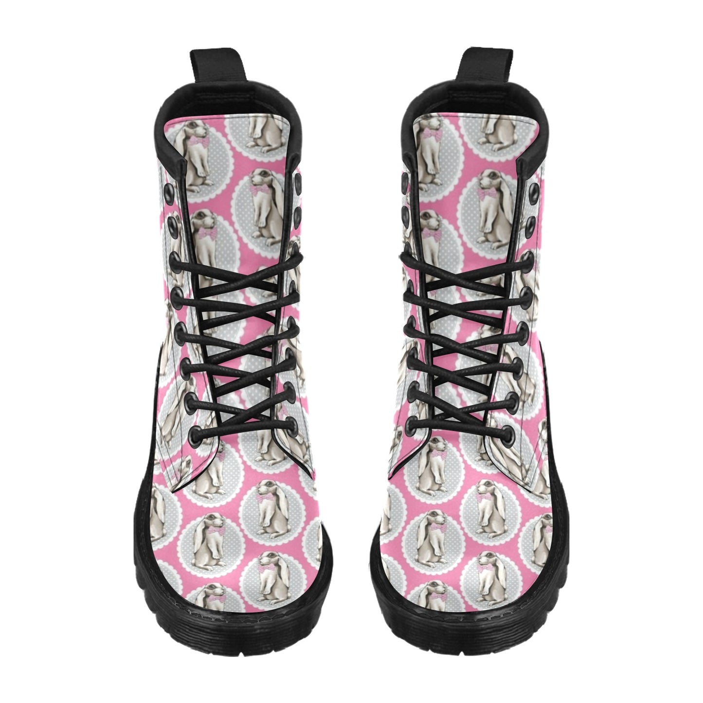 Rabbit Pattern Print Design RB019 Women's Boots