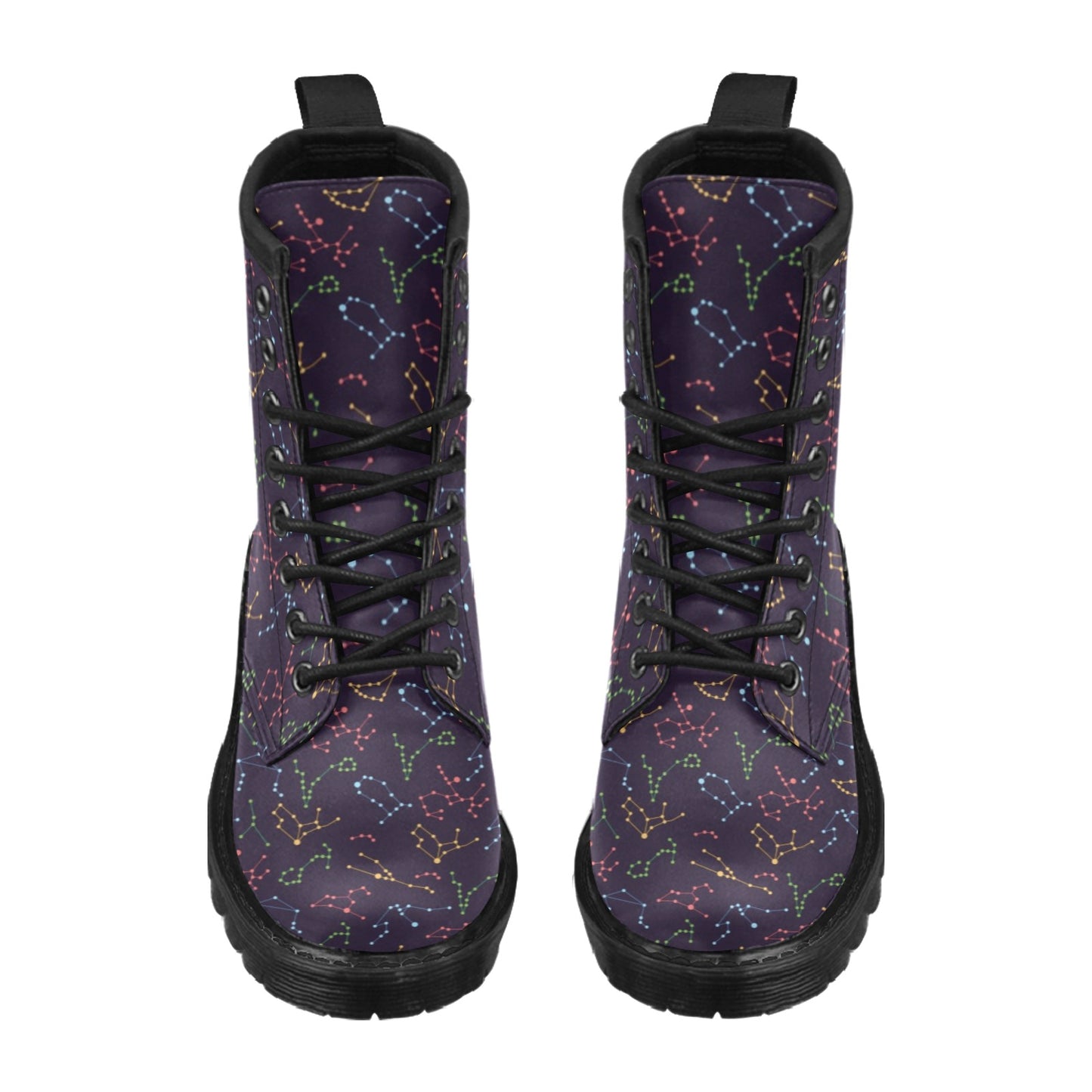 Zodiac Print Design LKS301 Women's Boots
