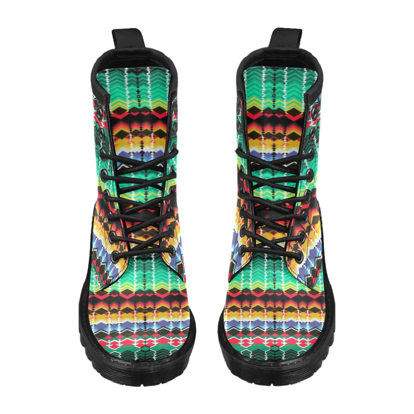Serape Print Design LKS307 Women's Boots