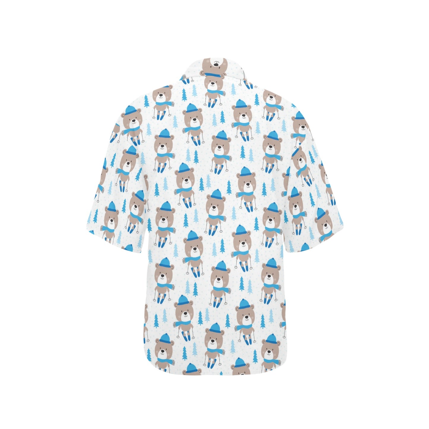 Ski Print Design LKS306 Women's Hawaiian Shirt