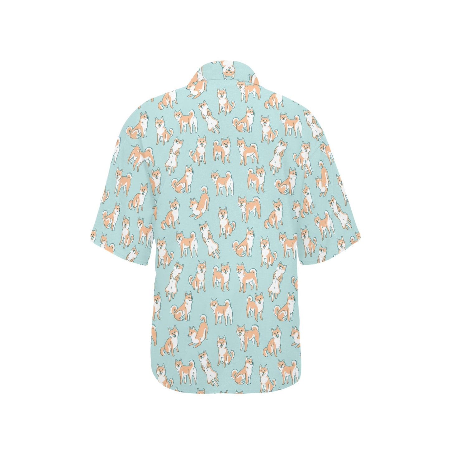 Shiba Inu Print Design LKS304 Women's Hawaiian Shirt