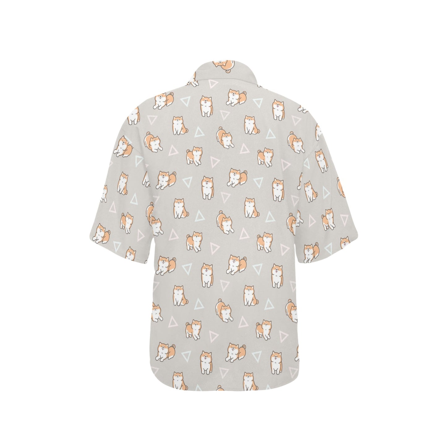 Shiba Inu Print Design LKS307 Women's Hawaiian Shirt