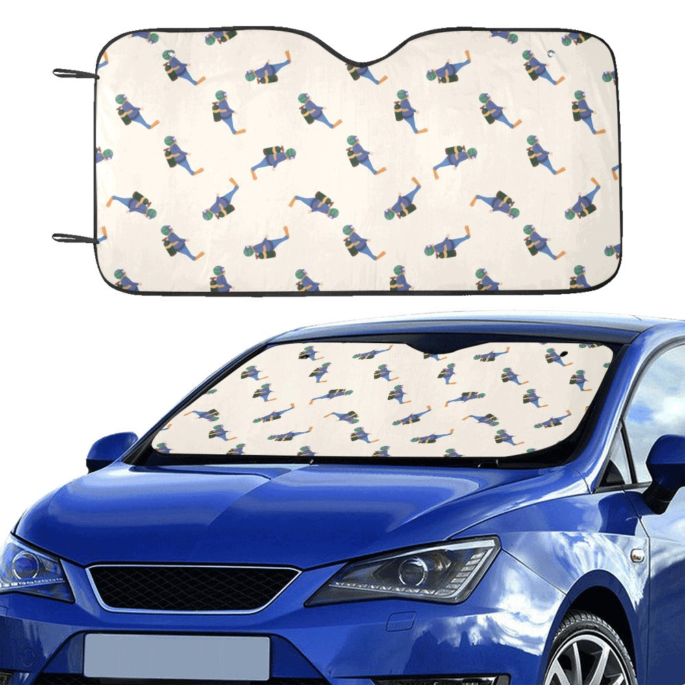 Scuba Driver Print Design LKS301 Car front Windshield Sun Shade