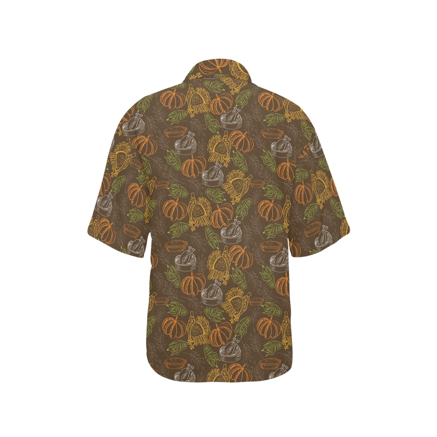 Thanksgiving Print Design LKS301 Women's Hawaiian Shirt