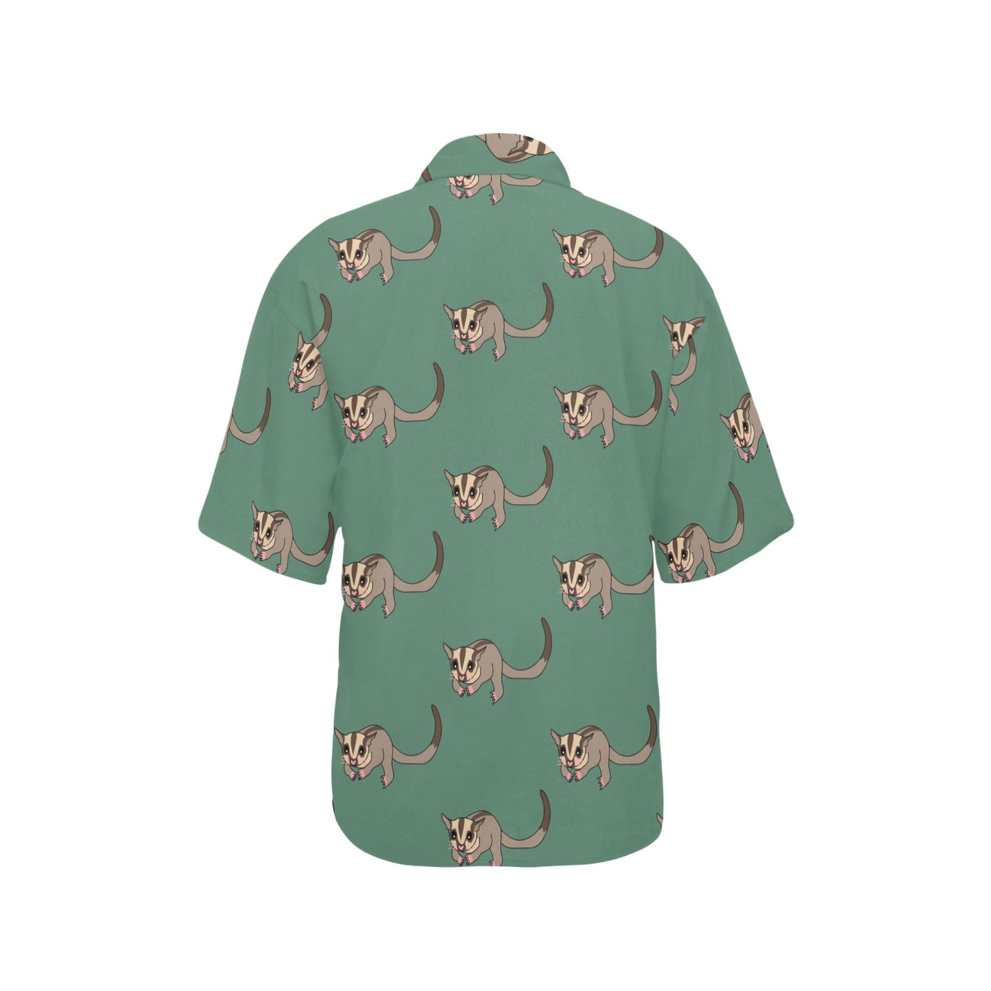 Sugar Glider Pattern Print Design 01 Women's Hawaiian Shirt