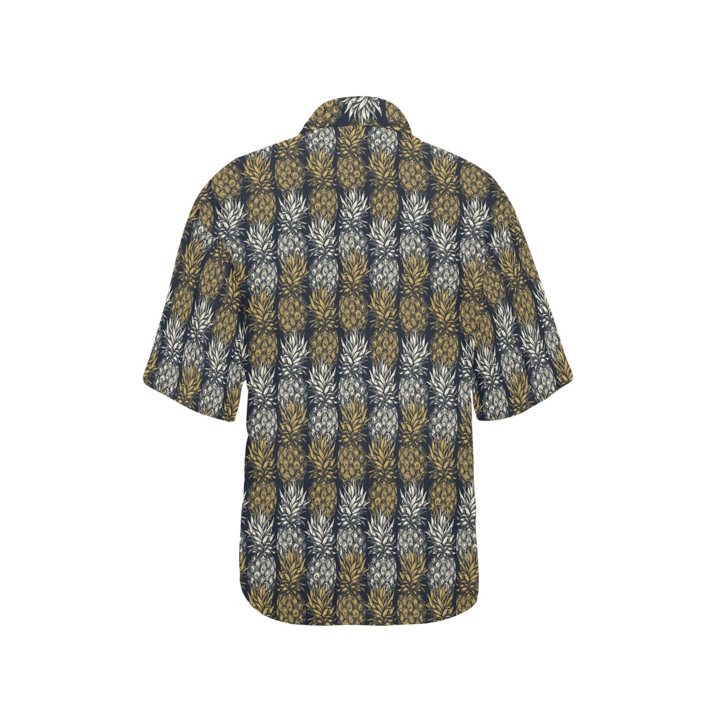 Pineapple Print Design Pattern Women's Hawaiian Shirt