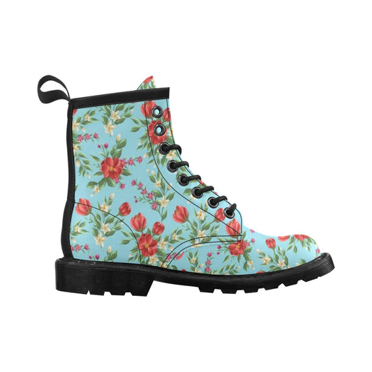 Summer Floral Pattern Print Design SF011 Women's Boots