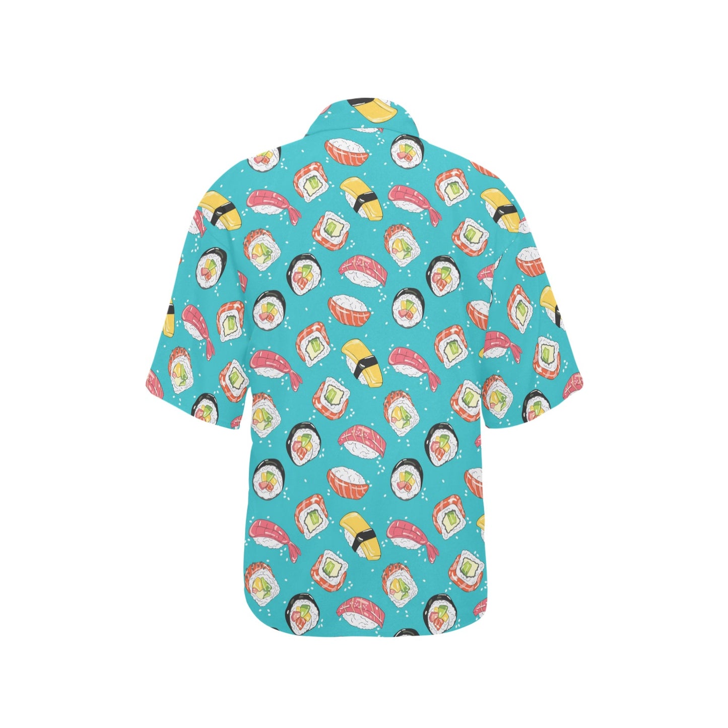 Sushi Print Design LKS305 Women's Hawaiian Shirt