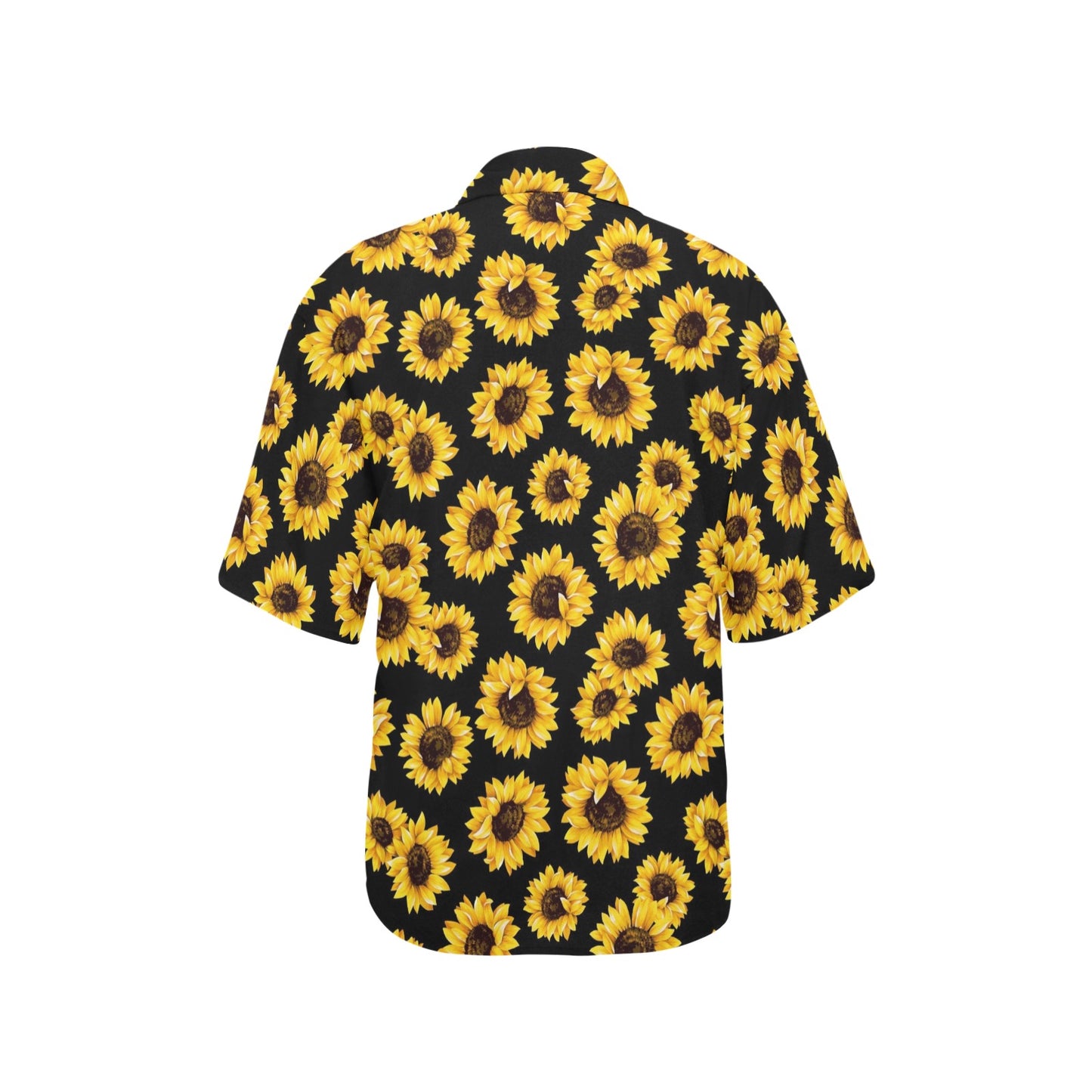 Sunflower Pattern Print Design SF05 Women's Hawaiian Shirt