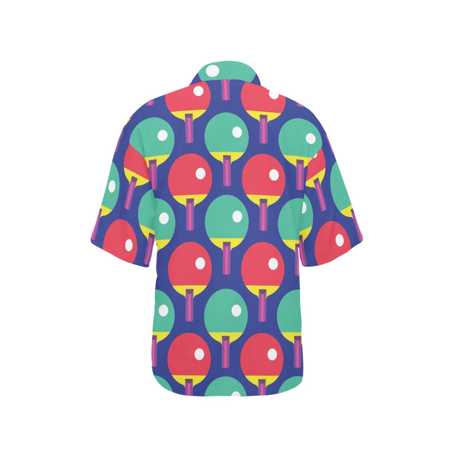 Ping Pong Pattern Print Design A03 Women's Hawaiian Shirt