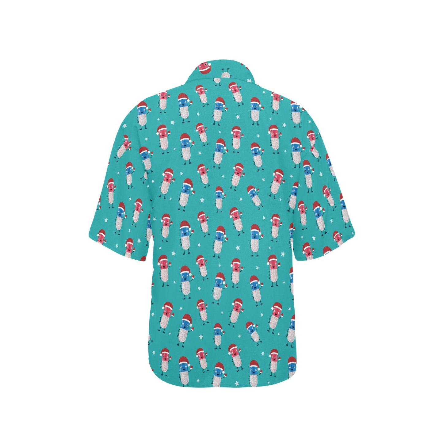 Pill Pattern Print Design A03 Women's Hawaiian Shirt