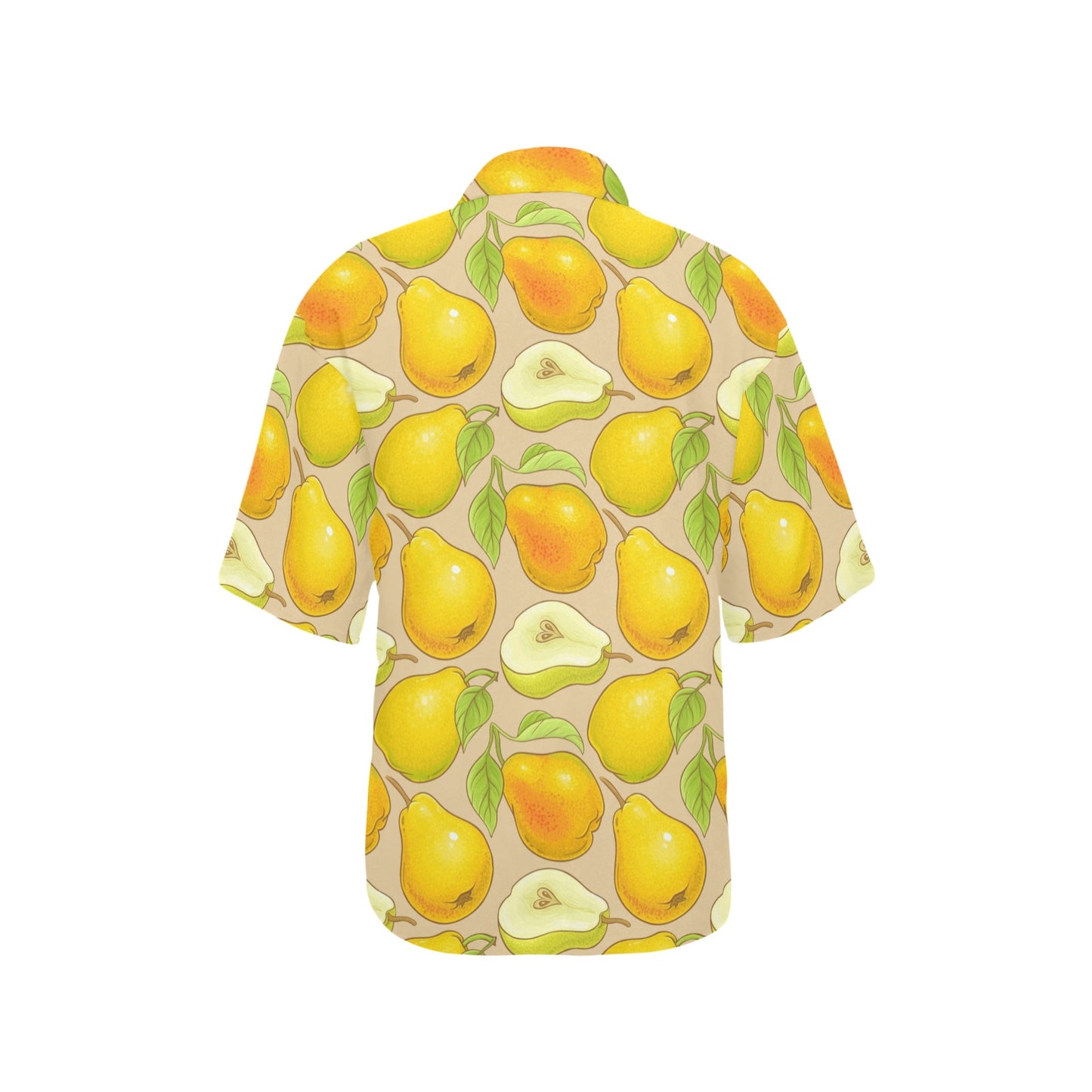 Pear Pattern Print Design PE05 Women's Hawaiian Shirt