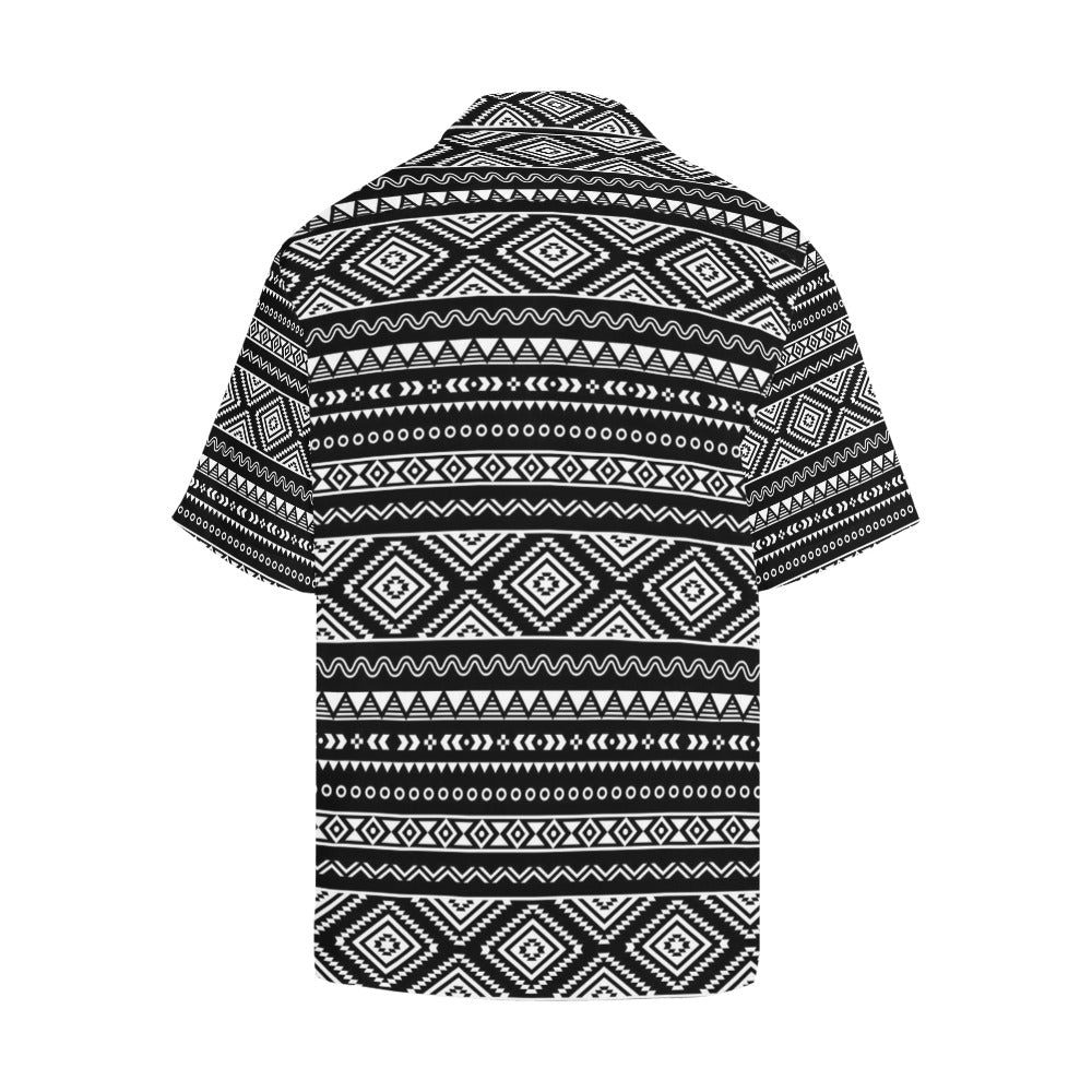 Tribal Pattern Print Design LKS301 Men's Hawaiian Shirt