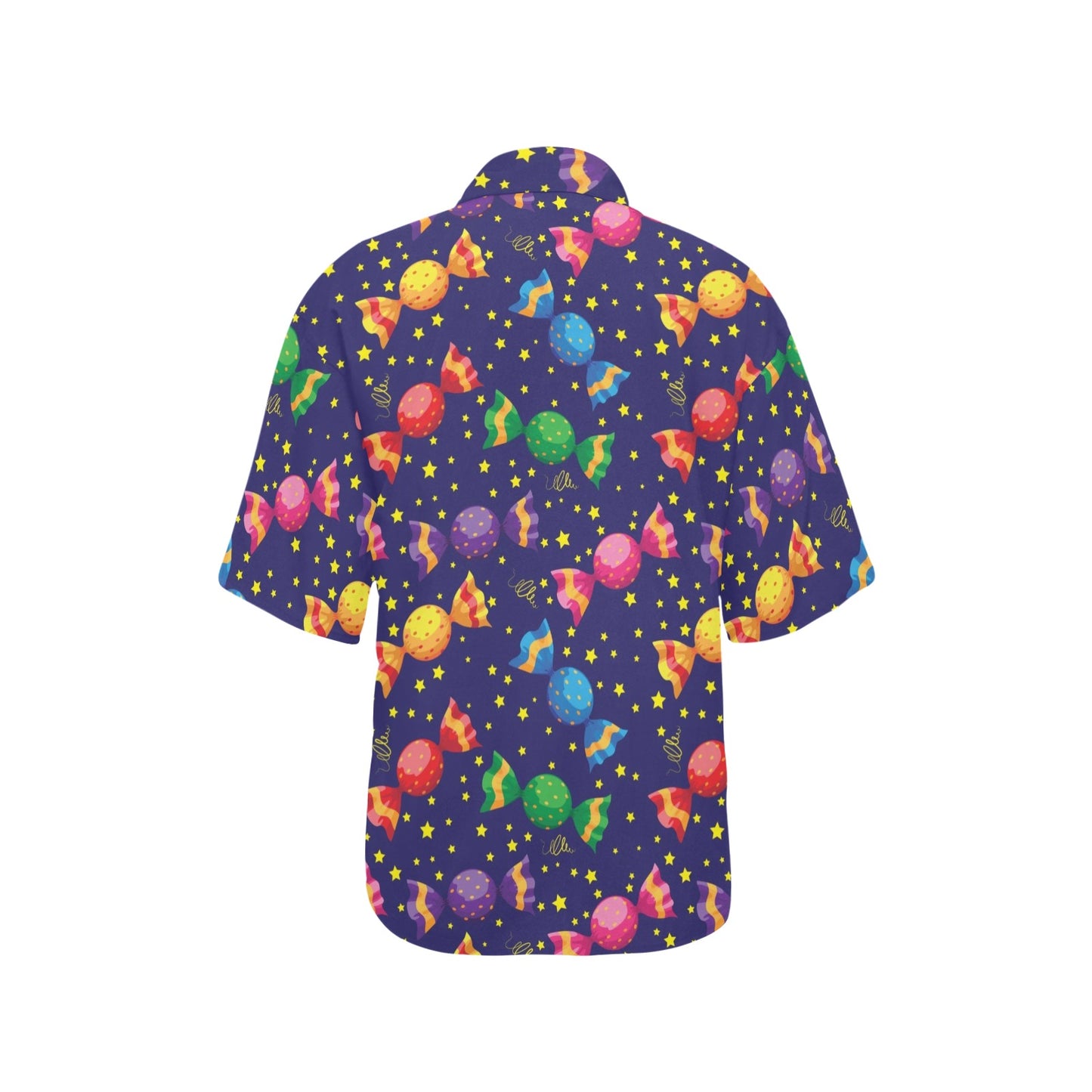 Candy Pattern Print Design CA06 Women's Hawaiian Shirt