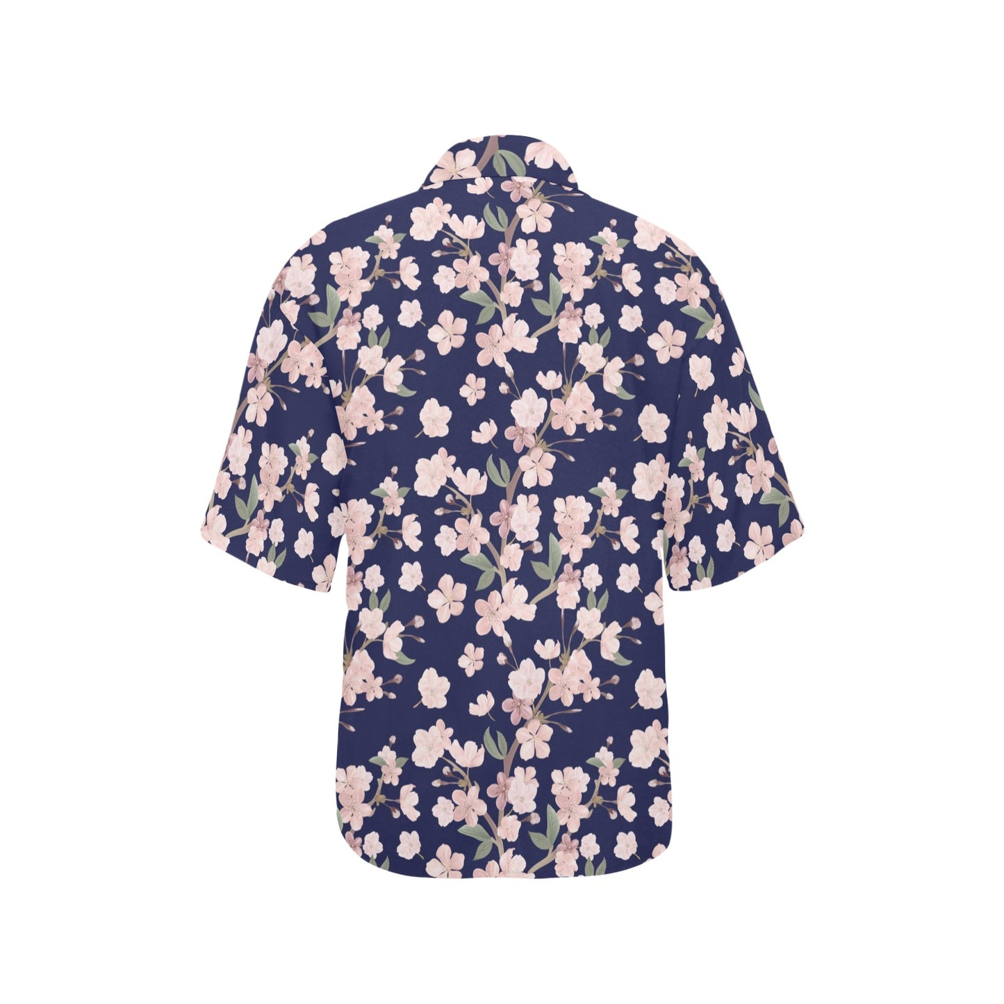Sakura Print Design LKS301 Women's Hawaiian Shirt