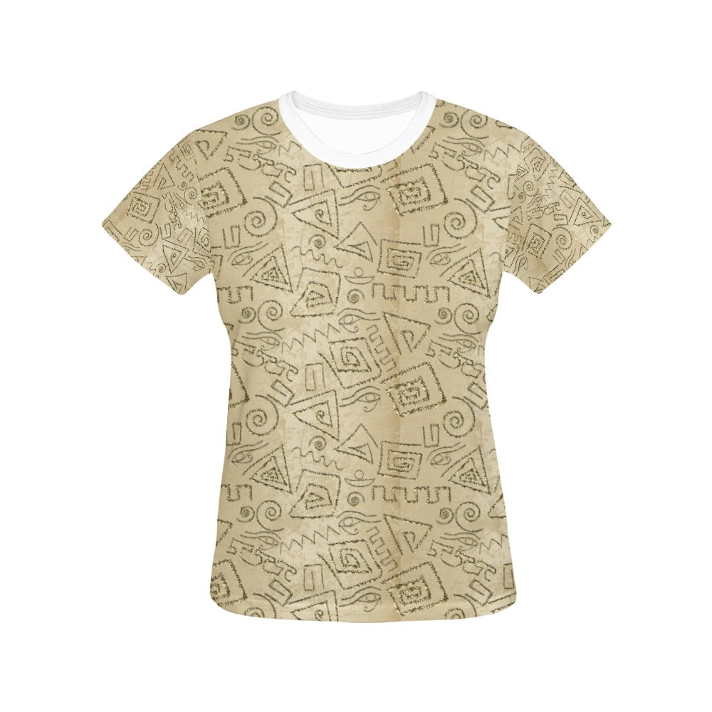 Ancient Greek Print Design LKS3013 Women's  T-shirt