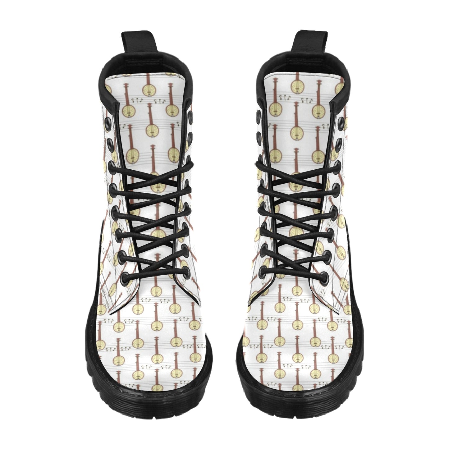Banjo Print Design LKS402 Women's Boots
