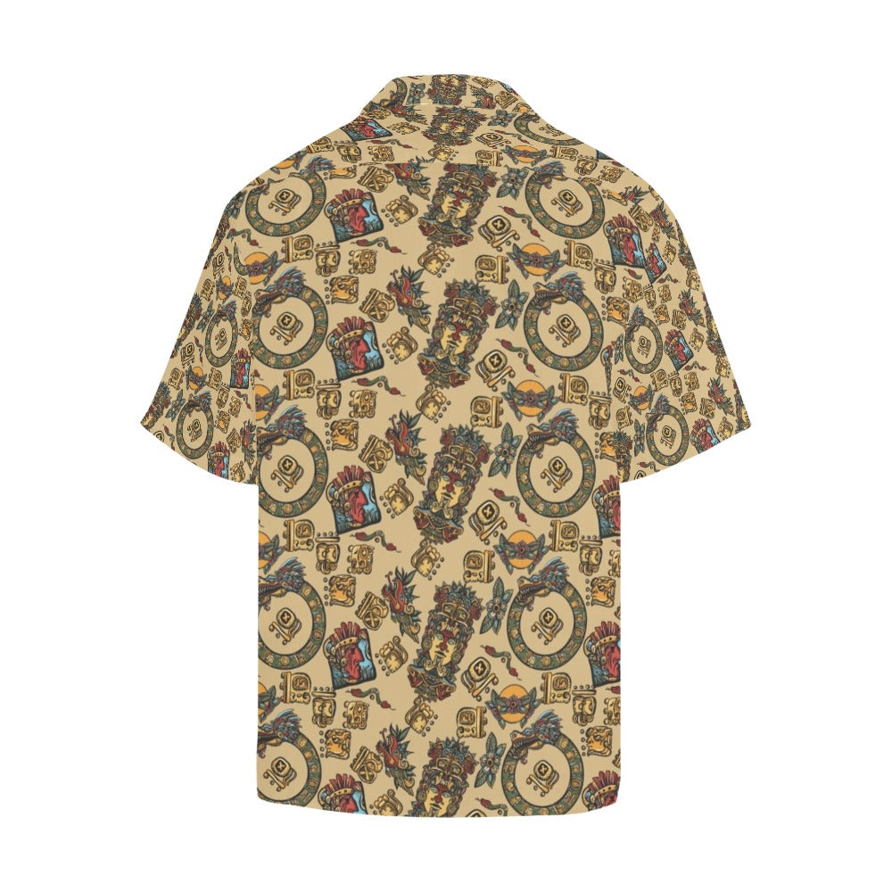 Totem Print Design LKS305 Men's Hawaiian Shirt