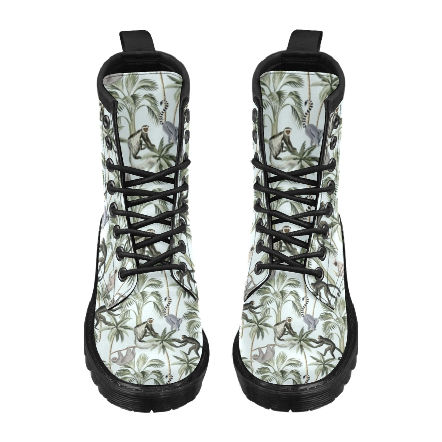 Rainforest Pattern Print Design RF04 Women's Boots