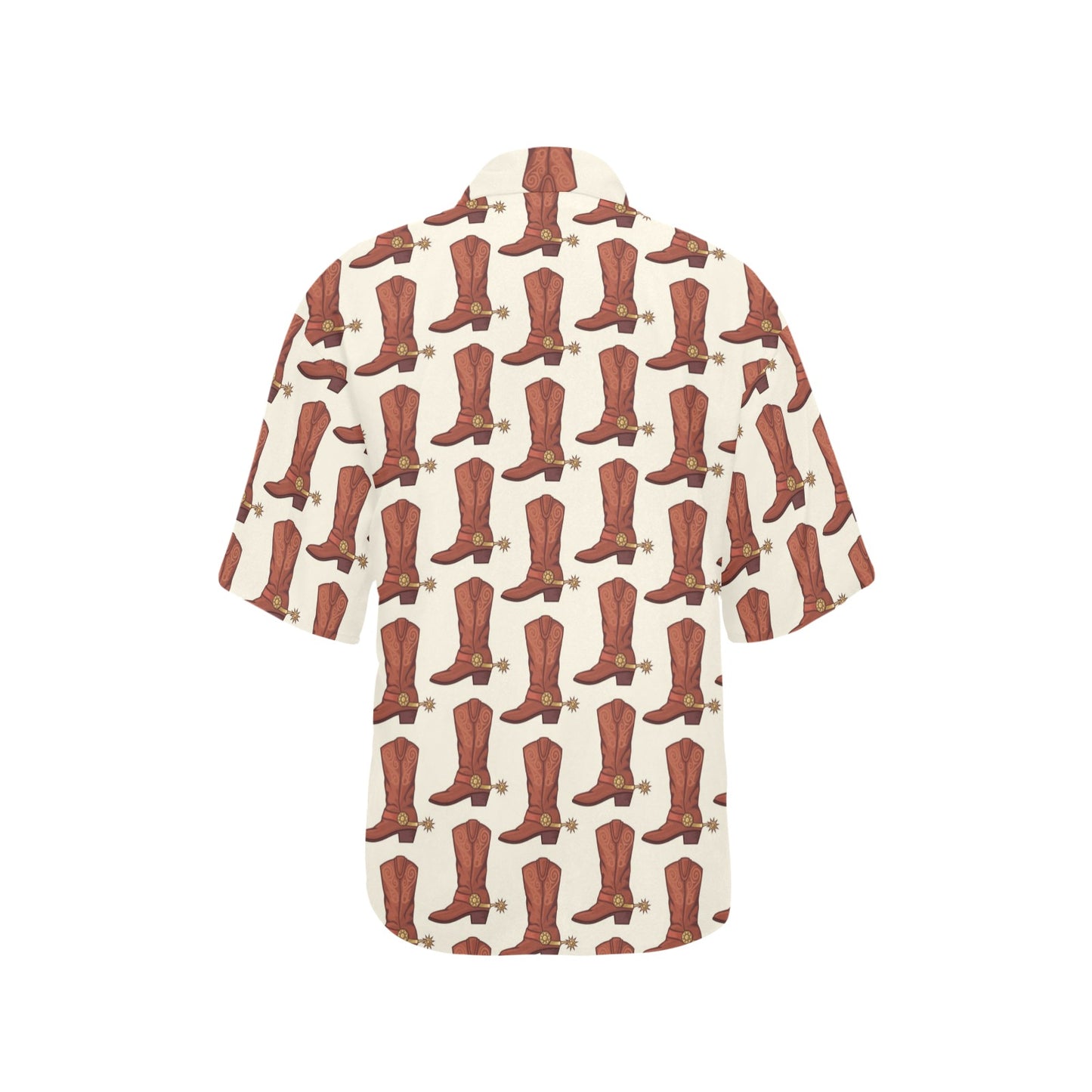 Cowboy Pattern Print Design 06 Women's Hawaiian Shirt