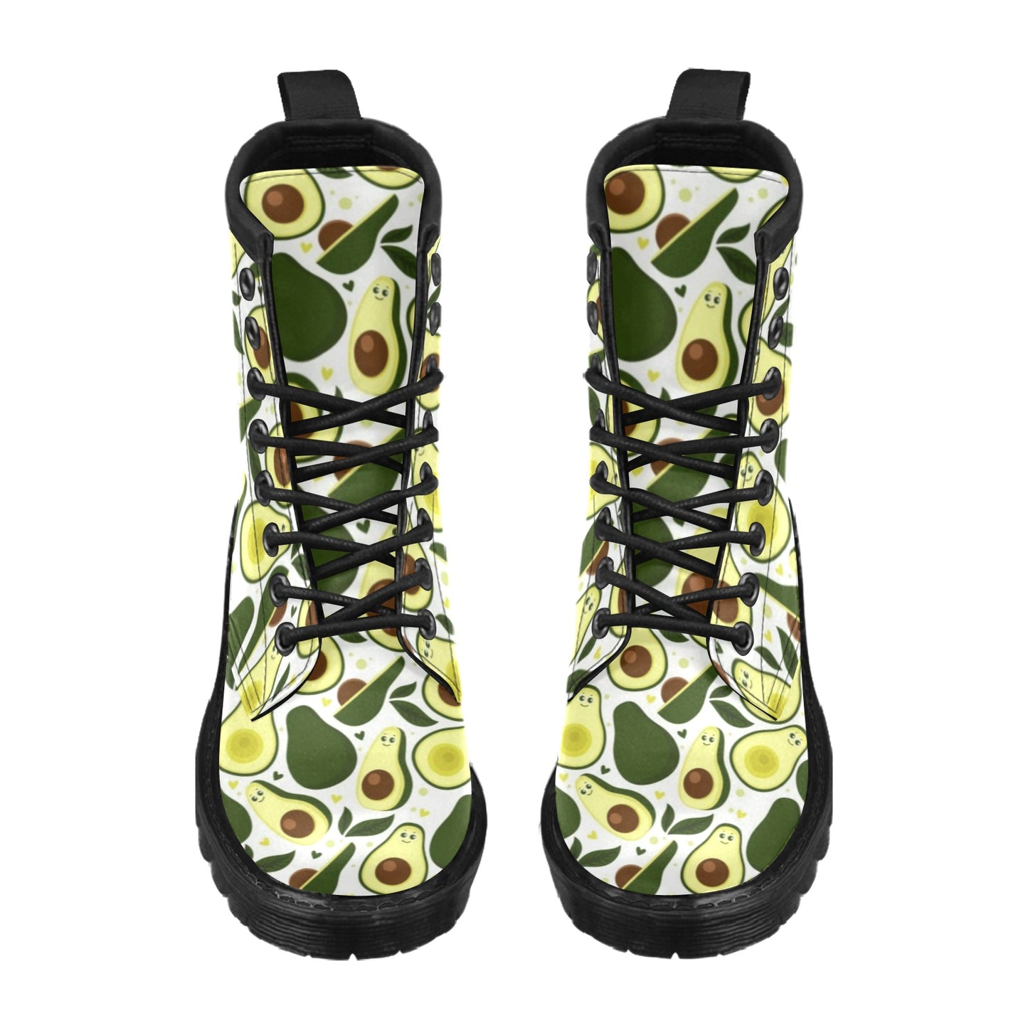 Avocado Pattern Print Design AC06 Women's Boots