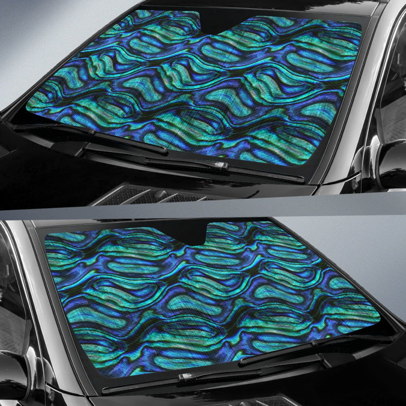 Abalone Pattern Print Design 02 Car Sun Shade-JORJUNE.COM
