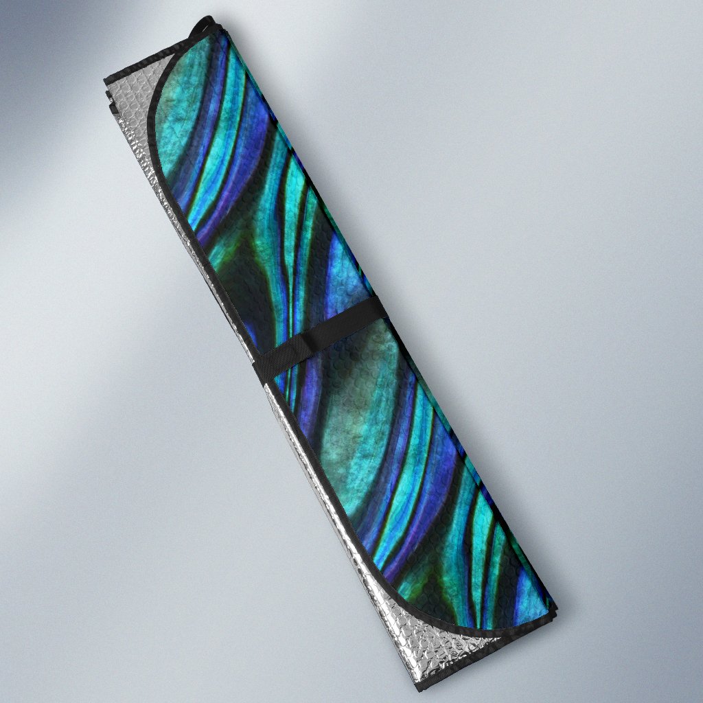 Abalone Pattern Print Design 03 Car Sun Shade-JORJUNE.COM