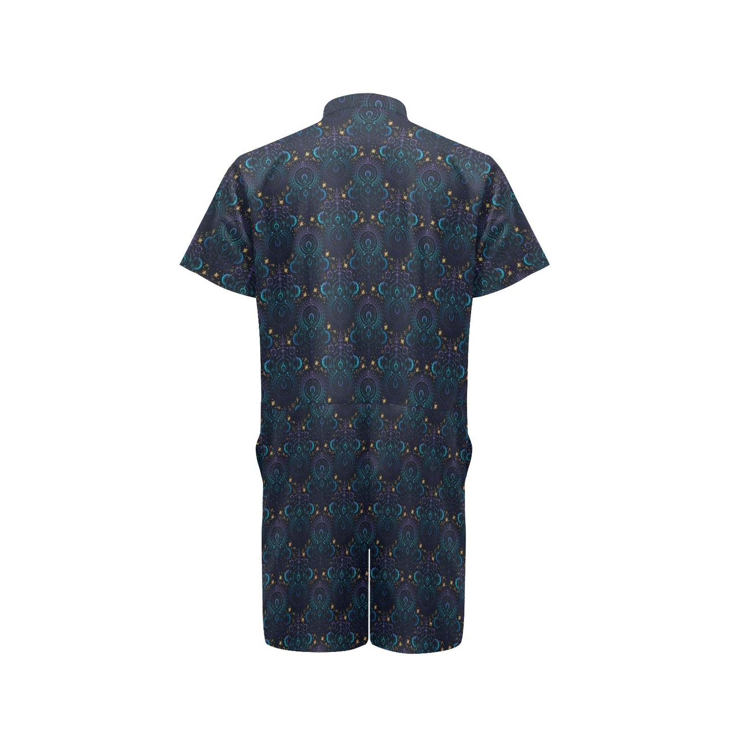 Celestial Pattern Print Design 06 Men's Romper