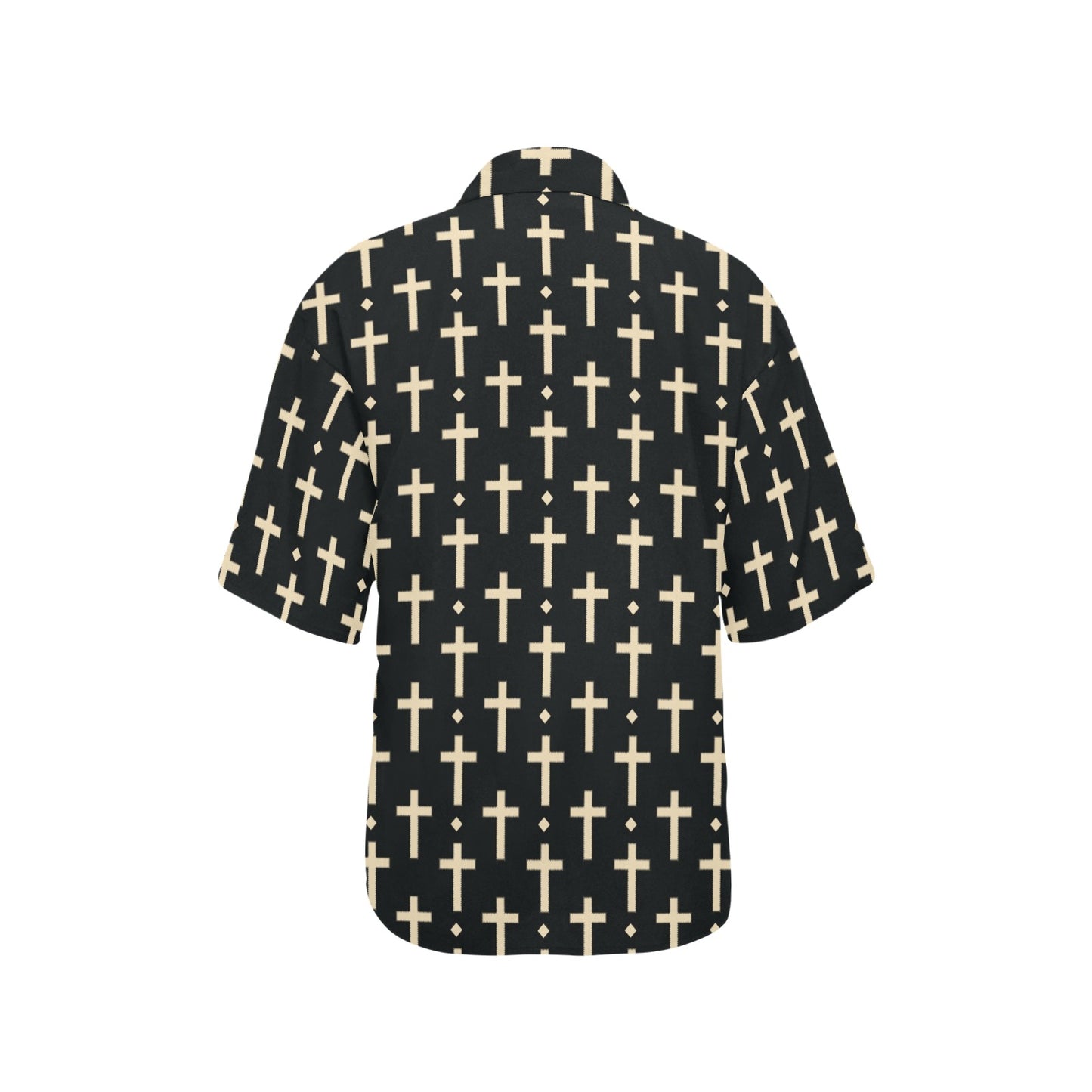 Cross Pattern Print Design 03 Women's Hawaiian Shirt
