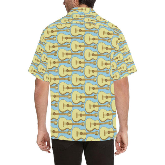 Acoustic Guitar Pattern Print Design 03 Hawaiian Shirt-JORJUNE.COM