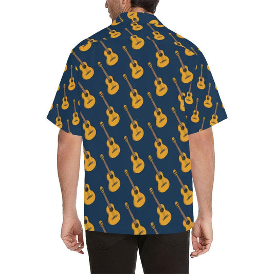 Acoustic Guitar Pattern Print Design 04 Hawaiian Shirt-JORJUNE.COM